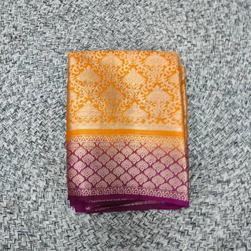 Brocade Mysore Crepe Silk Saree