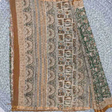 Chanderi Bagru Print Saree with Blouse - Cotton Saree