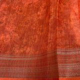 Linen Cotton Saree with Blouse