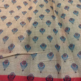 Linen Cotton Saree with Blouse