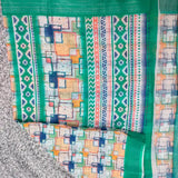 Linen Cotton Saree with Blouse