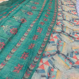 Linen Cotton Saree with Blouse