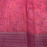 Linen Cotton Saree with Blouse