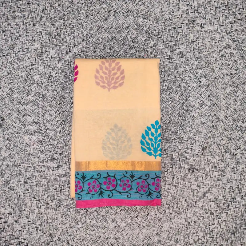 Mangalagiri Cotton Saree with Blouse - Cotton Saree