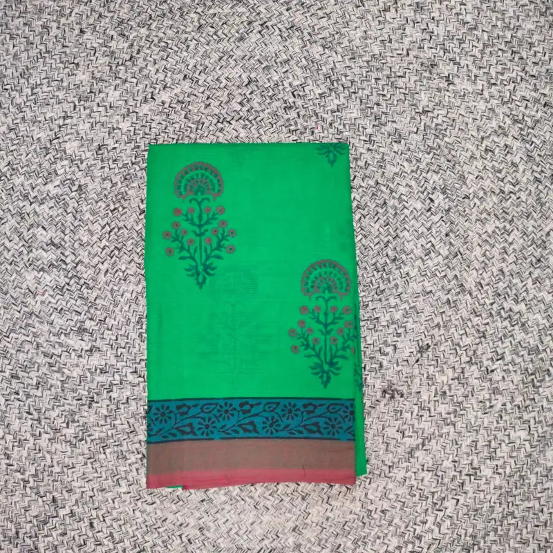 Mangalagiri Cotton Saree with Blouse - Cotton Saree