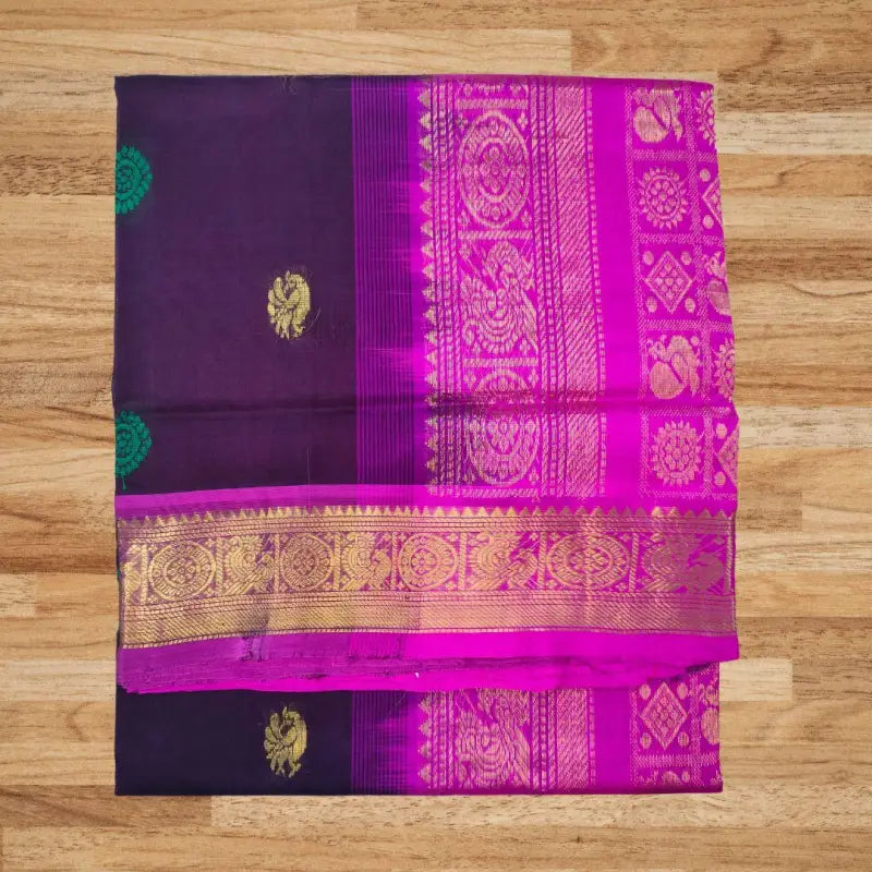 Traditional Silk Cotton Saree - Ananya's Vastralaya
