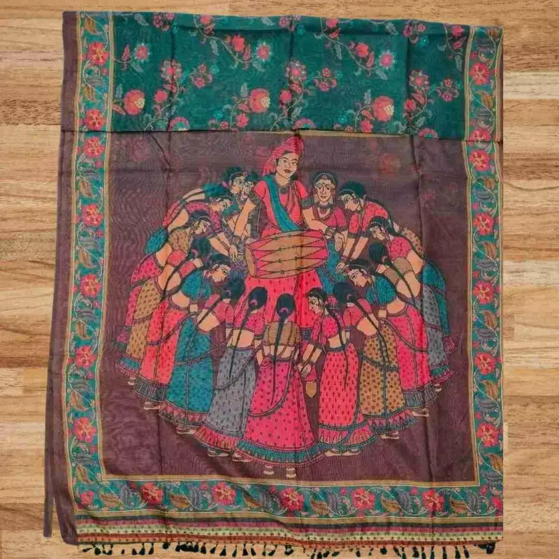 Kalamkari Cotton saree - Kalamkari Cotton