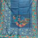 Kalamkari Cotton saree with blouse