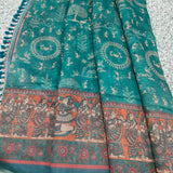 Kalamkari Cotton Saree with Blouse