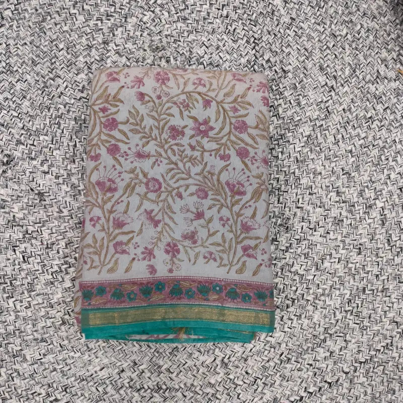 Pashmina Saree with Blouse - Cotton Saree