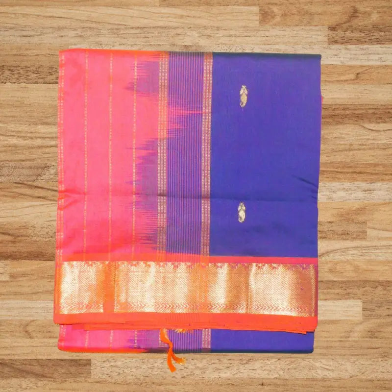 Semi Silk Cotton Saree - Ananya's Vastralaya