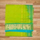 Semi Silk Cotton Saree - Jacquard Design - Ananya's Vastralaya