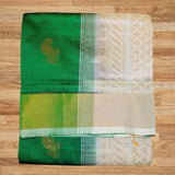 Semi Silk Cotton Saree - Thread and Zari Butta - Ananya's Vastralaya